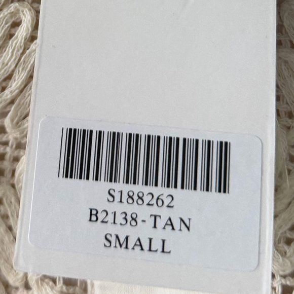 Tuckernuck Tan Lace Sleeveless Collier Dress Women’s Size Small NEW - Picture 12 of 13